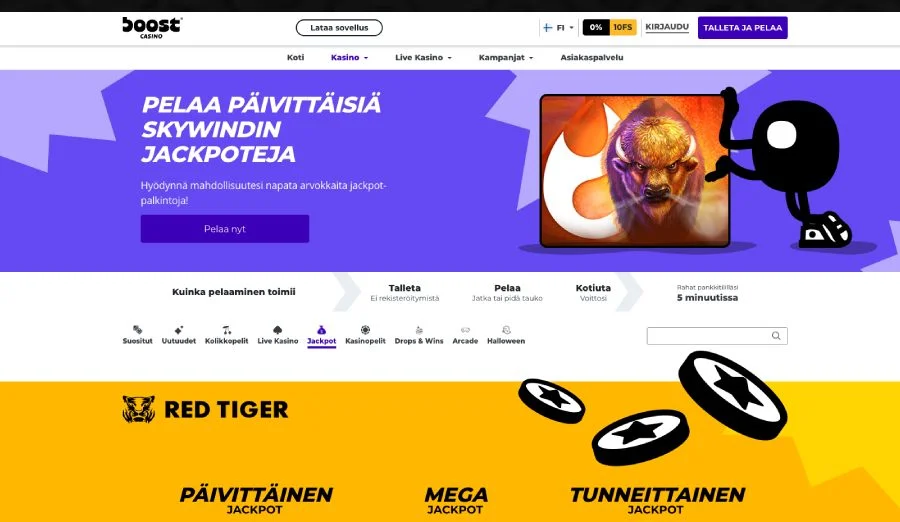 Boost Casino – Arvostelu ja pelaajan ...
