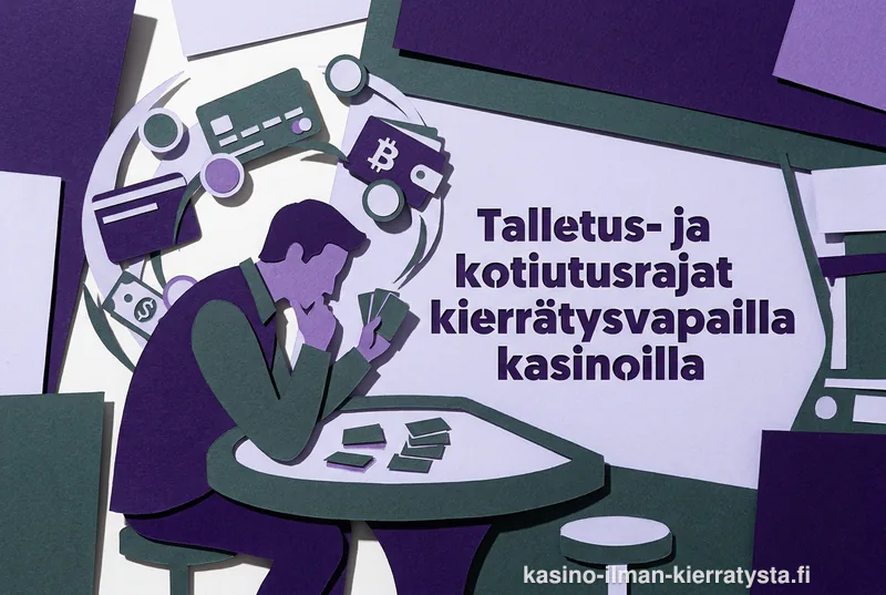Talletus- ja kotiutusrajat kierrätysvapailla kasinoilla